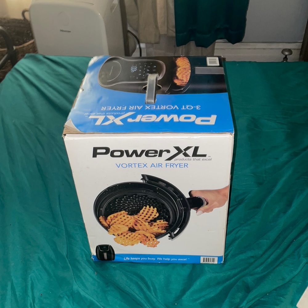 NIB PowerXL Air Fryer 3QT Maxx Classic, Extra Hot Air Fry, Cook, Crisp, Broil